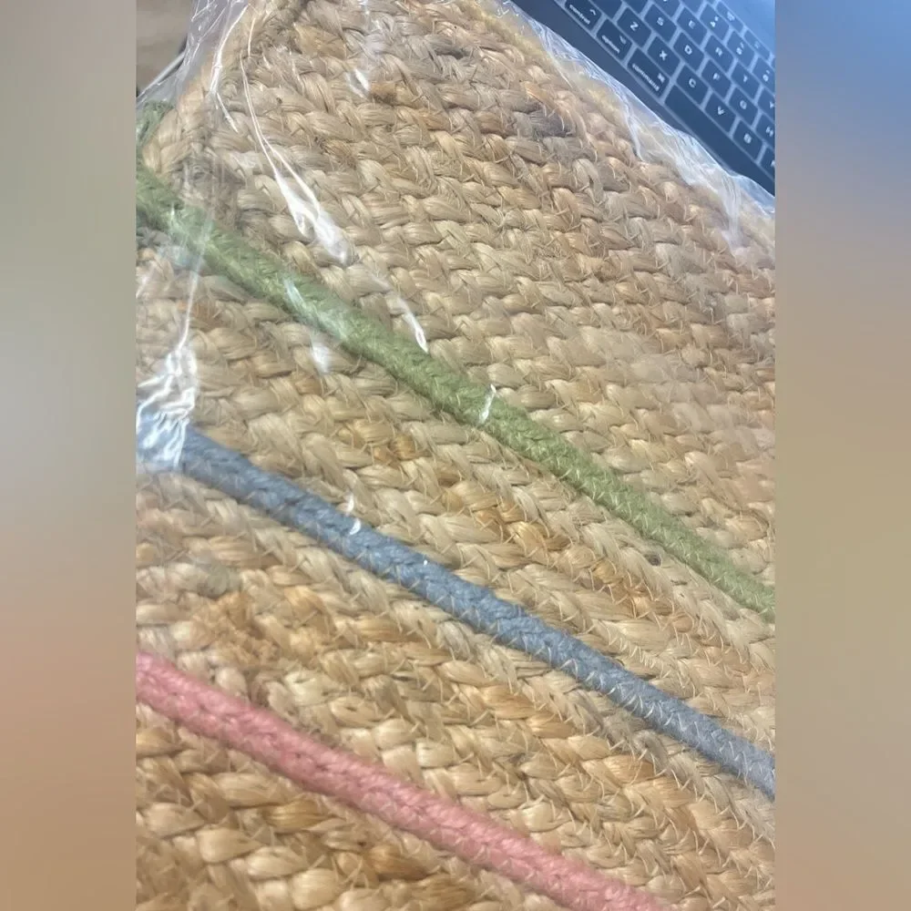 Jute Braid Natural Table Runner 14 X 90 Inch